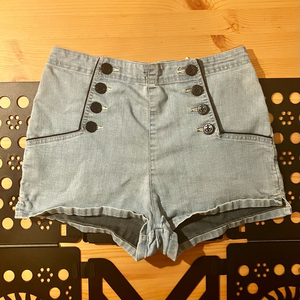 Kimchi Blue High-Waisted Sailor Shorts